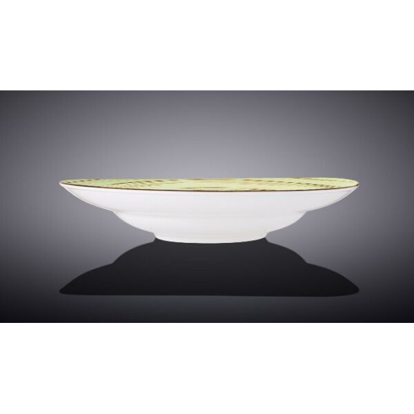 

Тарелка глубокая Wilmax SPIRAL PISTACHIO d25,5см/V350мл