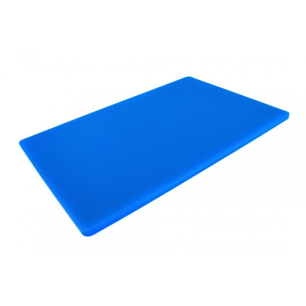 

Двусторонняя разделочная доска LDPE, 600 × 400 × 13 мм, синяя. Доска для нарезки и разделки