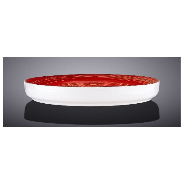 

Тарелка обеденная Wilmax SPIRAL RED 23 см