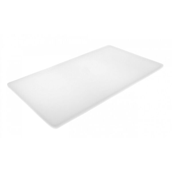 

Двусторонняя разделочная доска LDPE, 600 × 400 × 13 мм, белая. Доска для нарезки и разделки