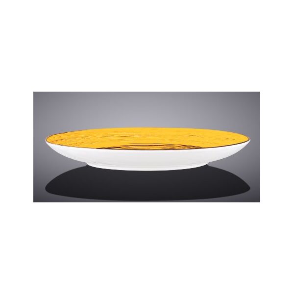 

Тарелка десертная Wilmax SPIRAL YELLOW 20,5 см