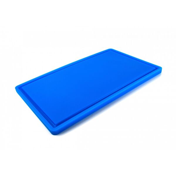 

Доска разделочная HDPE с желобом, 500 × 300 × 18 мм, 6 противоскользящих ножек, синяя
