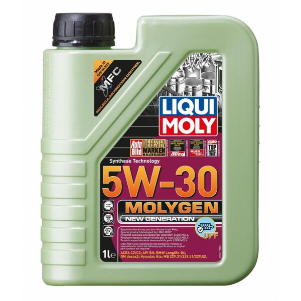 

Моторное масло Liqui Moly Molygen New Generation DPF 5W-30 1л (LQ 21224)