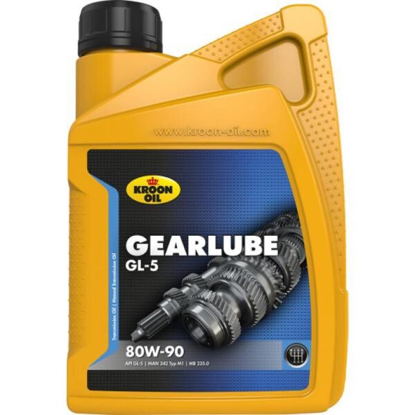 

Трансмиссионное масло Kroon GEARLUBE GL-5 80W-90 1л (KL 01206)