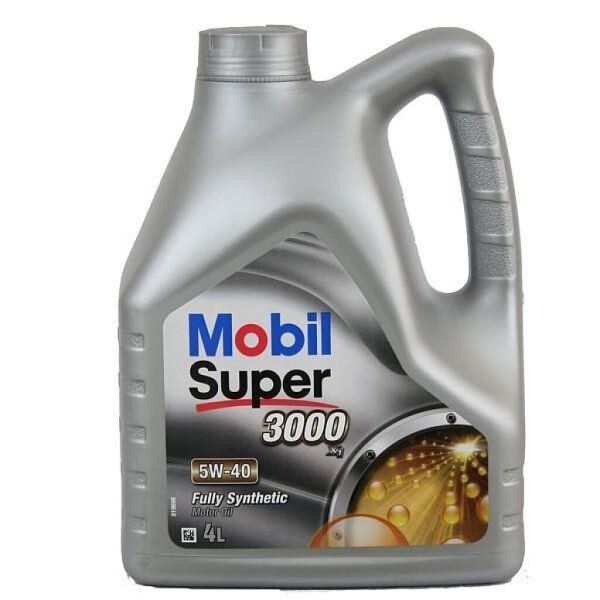 

Моторное масло Mobil SUPER 3000 5W40 4л (MB 5W40 3000 4L)