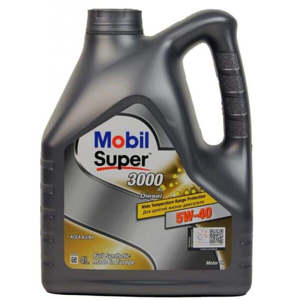 

Моторное масло Mobil SUPER 3000 DIESEL 5W40 4л (MB 5W40 3000 DIE 4L)