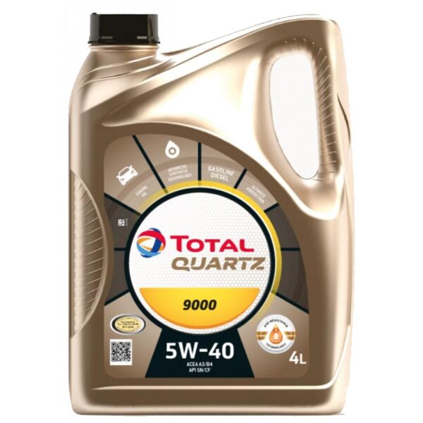 

Моторное масло Total QUARTZ 9000 5W-40 4л (TL 216565)