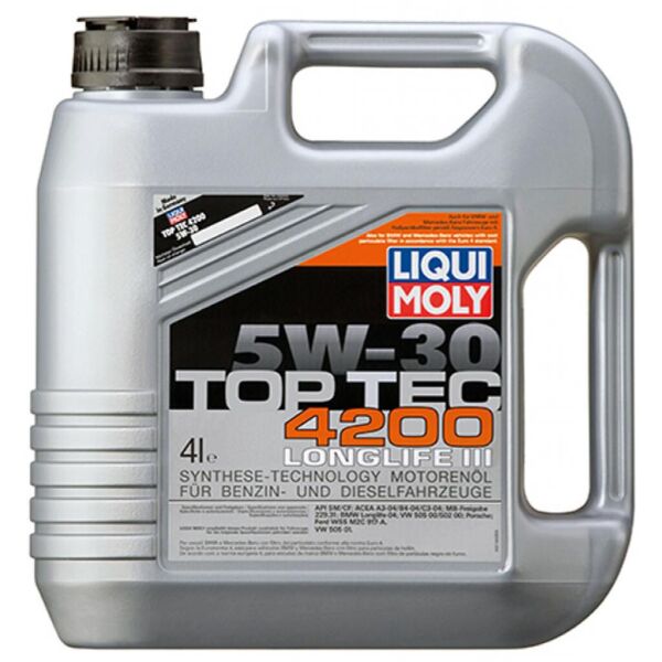 

Моторное масло Liqui Moly Top Tec 4200 5W-30 4л (LQ 3715)