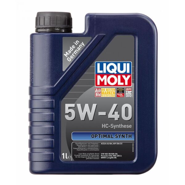 

Моторное масло Liqui Moly Optimal Synth 5W-40 1л (LQ 3925)