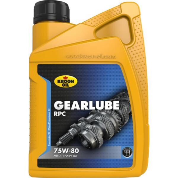 

Трансмиссионное масло Kroon GEARLUBE RPC 75W/80W 1л (KL 01210)
