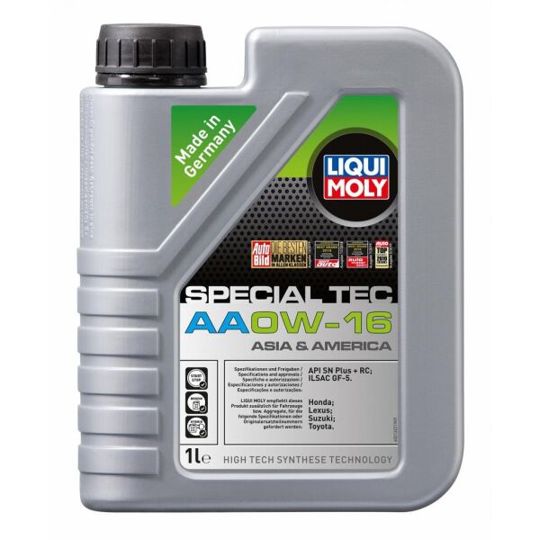 

Моторное масло Liqui Moly SPECIAL TEC AA 0W-16 1л (LQ 21326)