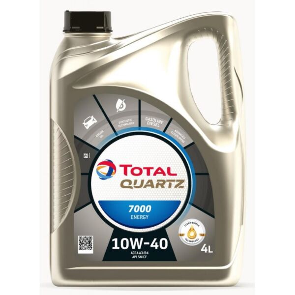 

Моторное масло Total QUARTZ 7000 ENERGY 10W-40 4л (TL 216679)