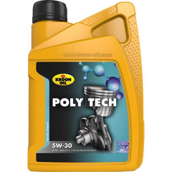 

Моторное масло Kroon POLY TECH 5W-30 1л (KL 32578)