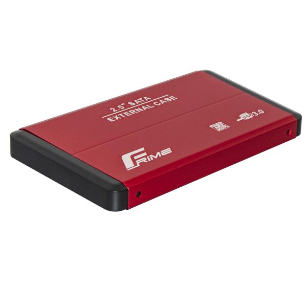 

Внешний карман Frime для 2.5" SATA HDD/SSD Metal USB 3.0 Red (FHE23.25U30)