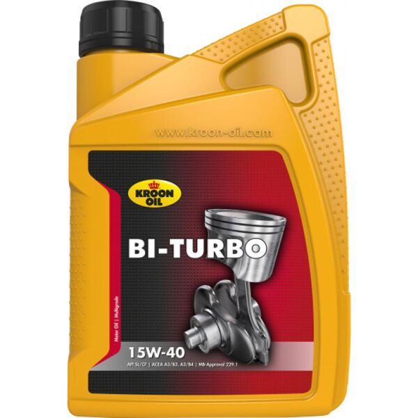 

Моторное масло Kroon BI-TURBO 15W-40 1л (KL 00215)