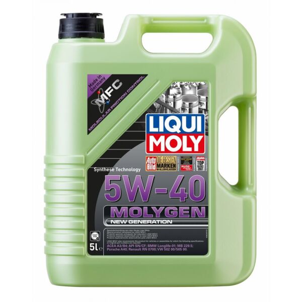 

Моторное масло Liqui Moly Molygen New Generation 5W-40 5л (LQ 9055)