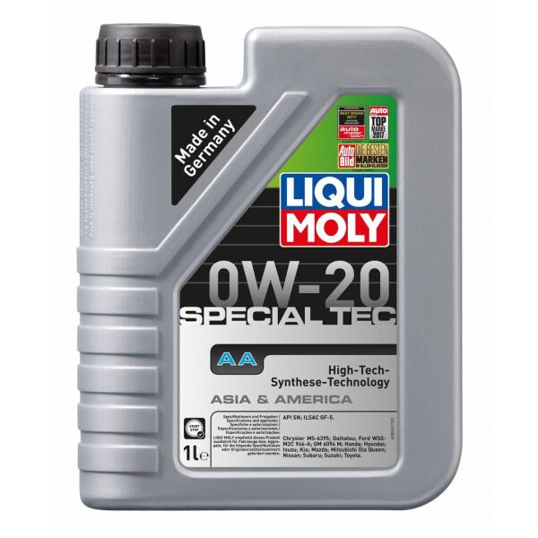 

Моторное масло Liqui Moly Special Tec AA 0W-20 1л (LQ 8065)