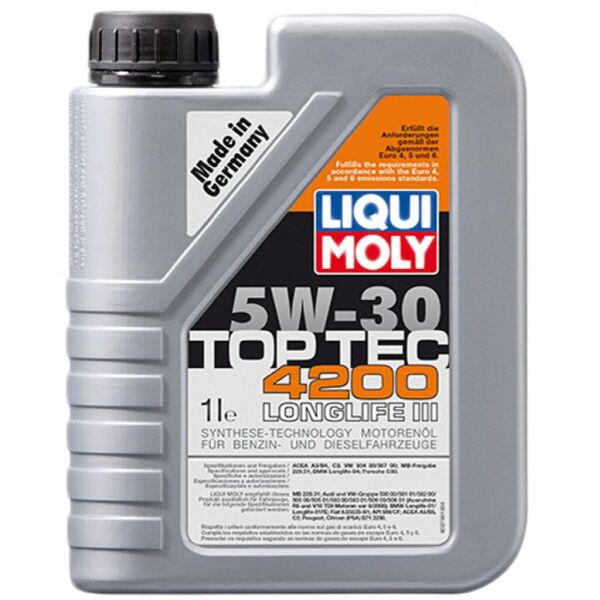 

Моторное масло Liqui Moly Top Tec 4200 5W-30 1л (LQ 7660)
