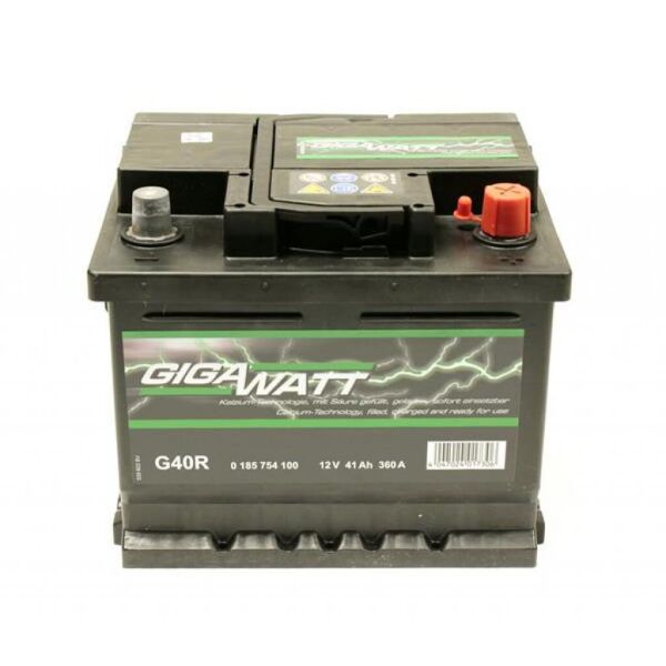 

Аккумулятор автомобильный GigaWatt 41А (0185754100)