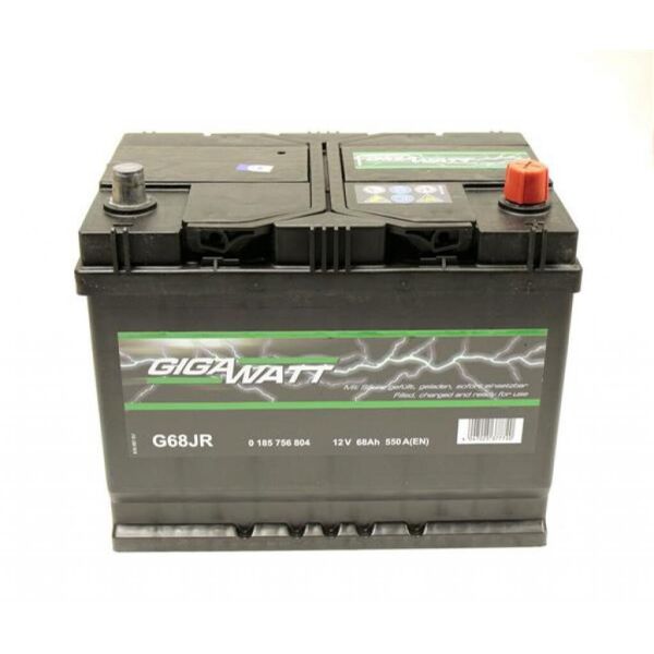 

Аккумулятор автомобильный GigaWatt 68А (0185756804)