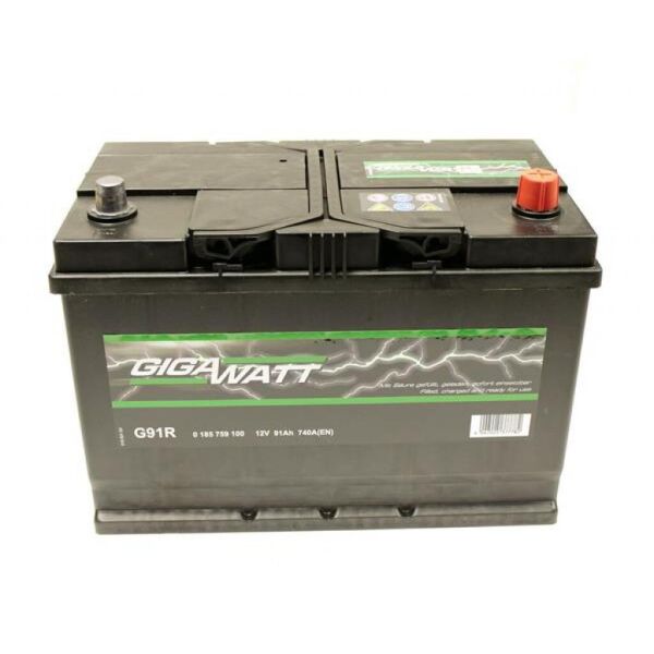 

Аккумулятор автомобильный GigaWatt 91А (0185759100)
