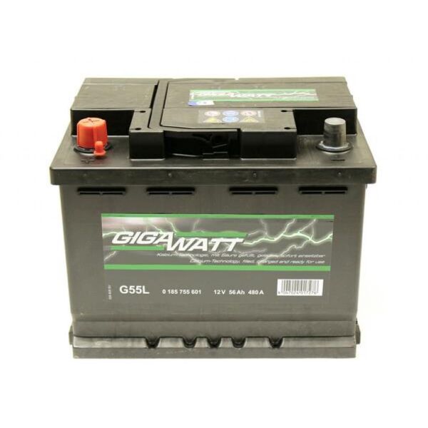 

Аккумулятор автомобильный GigaWatt 56А (0185755601)