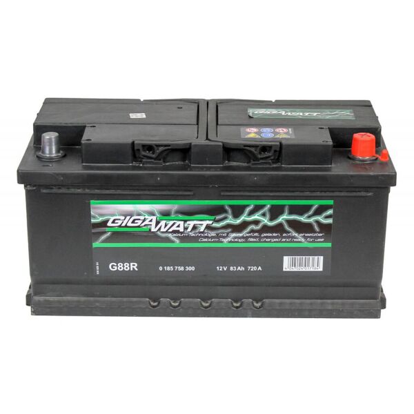 

Аккумулятор автомобильный GigaWatt 83A (0185758300)