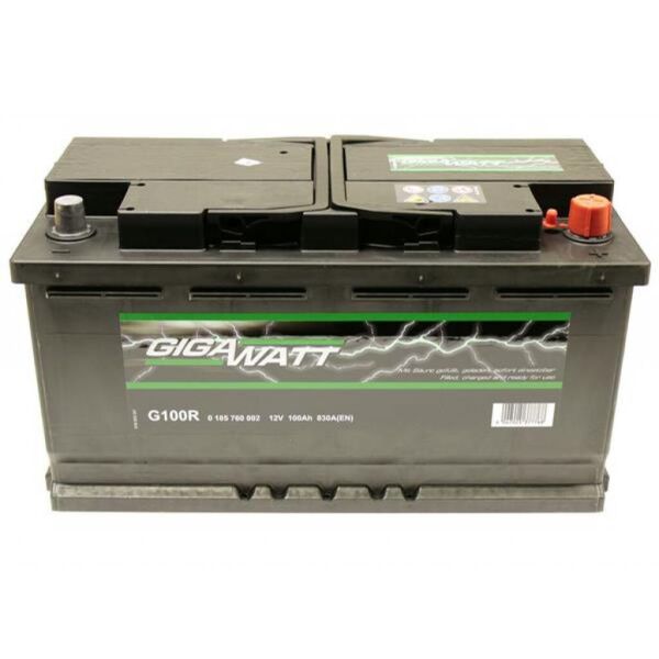 

Аккумулятор автомобильный GigaWatt 100А (0185760002)