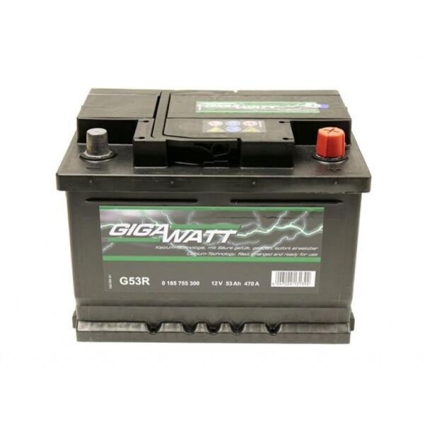 

Аккумулятор автомобильный GigaWatt 53А (0185755300)