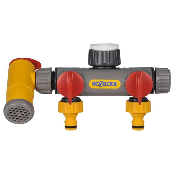 

Разделитель потоков HoZelock 2250 двухпутевой с краном Flowmax