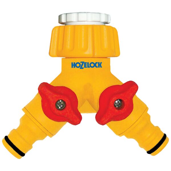 

Коннектор для крана двойной HoZelock 2256 1/2" / 3/4" (G1/2 и G3/4)