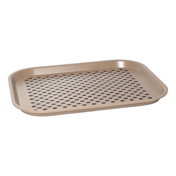 

Поднос противоскользящее покрытие кремовый