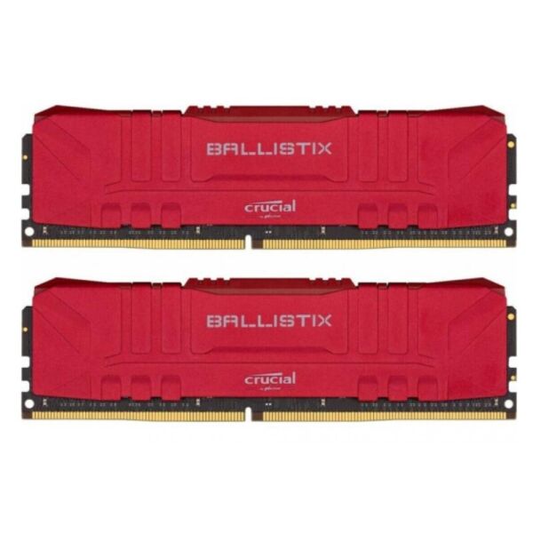 

Память Crucial 16 GB (2x8GB) DDR4 2666 MHz Ballistix Red (BL2K8G26C16U4R)
