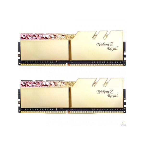 

Память G.Skill 16 GB (2x8GB) DDR4 3200 MHz Trident Z Royal Gold (F4-3200C16D-16GTRG)