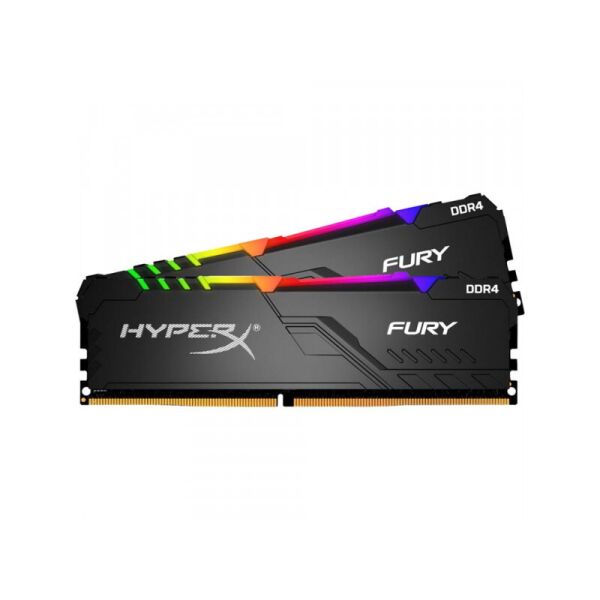 

Оперативная память HyperX 4 GB (2x32GB) DDR4 3200 MHz Fury RGB (HX432C16FB3AK2/64)