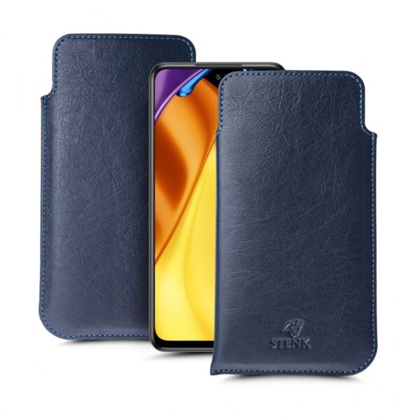 

Футляр Stenk Elegance для Xiaomi Poco M3 Pro Синий