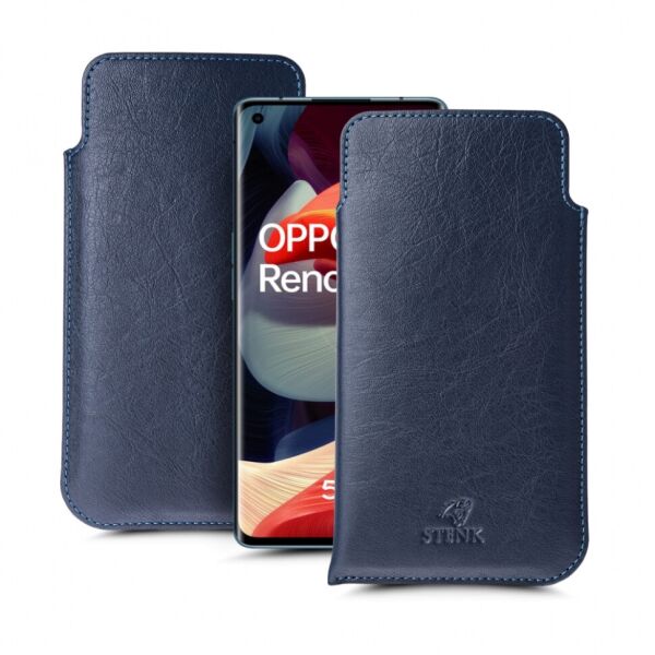 

Футляр Stenk Elegance для OPPO Reno4 Pro 5G Синий