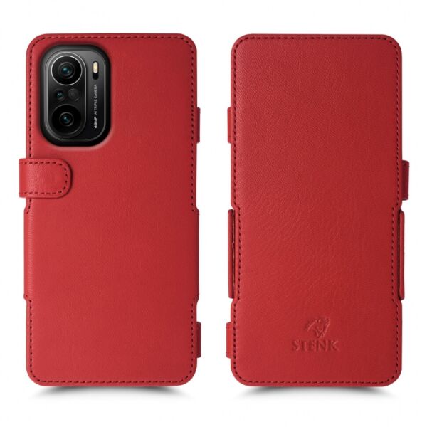 

Чехол книжка Stenk Prime для Xiaomi Poco F3 Красный