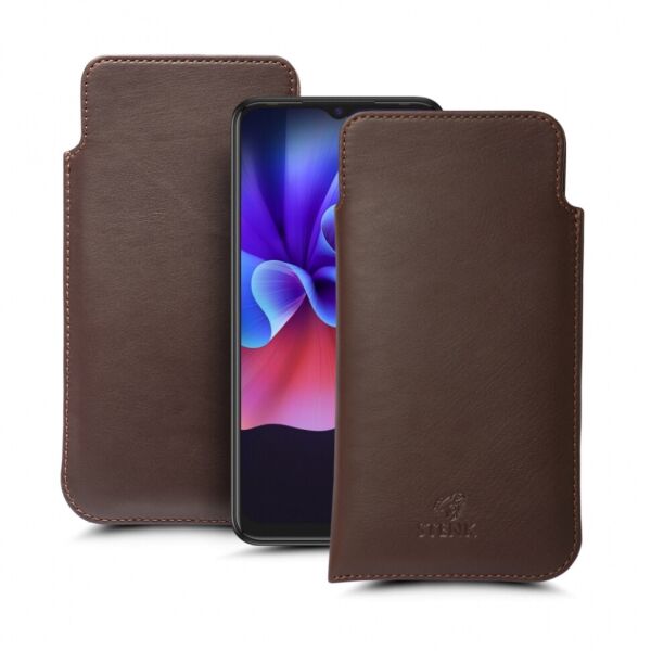 

Футляр Stenk Elegance для TECNO Spark 7 Коричневый