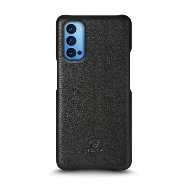 

Кожаная накладка Stenk Cover для OPPO Reno4 Pro 5G Чёрная