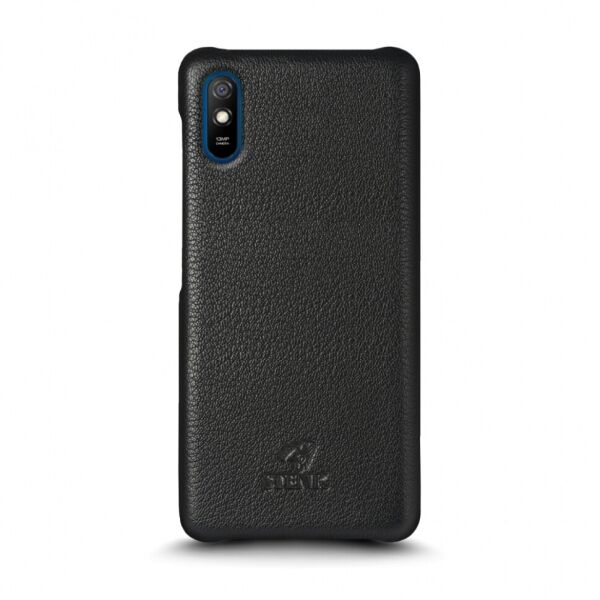 

Кожаная накладка Stenk Cover для Xiaomi Redmi 9A Чёрная