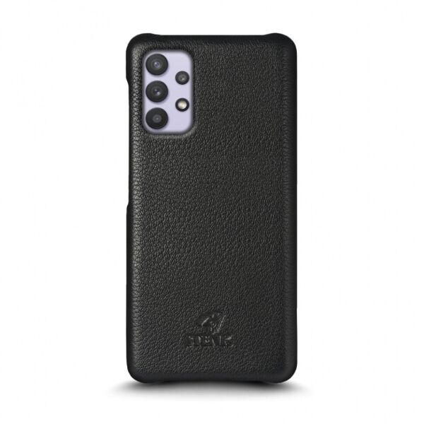 

Кожаная накладка Stenk Cover для Samsung Galaxy A32 Чёрная