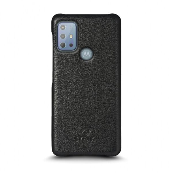 

Кожаная накладка Stenk Cover для Motorola Moto G20 Чёрная