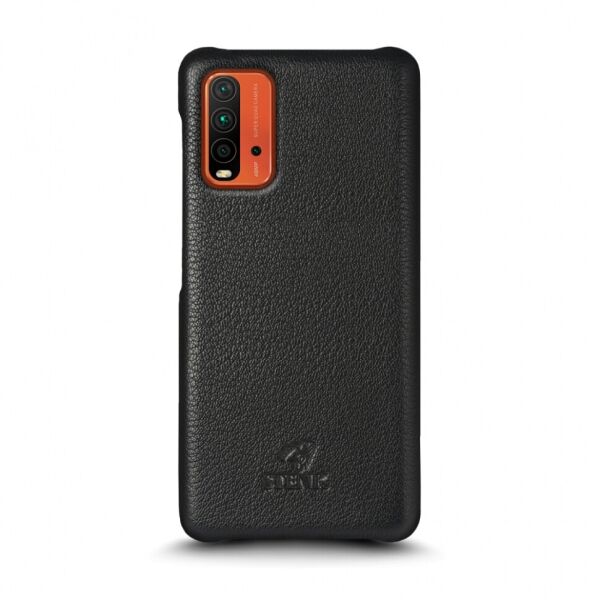 

Кожаная накладка Stenk Cover для Xiaomi Redmi 9T Чёрная