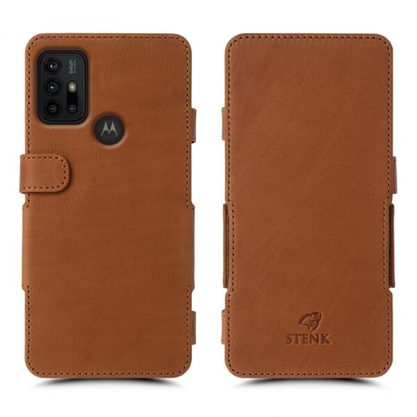 

Чехол книжка Stenk Prime для Motorola Moto G30 Camel
