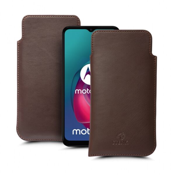 

Футляр Stenk Elegance для Motorola Moto G30 Коричневый