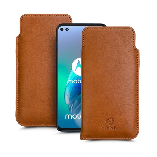 

Футляр Stenk Elegance для Motorola Moto G100 Camel
