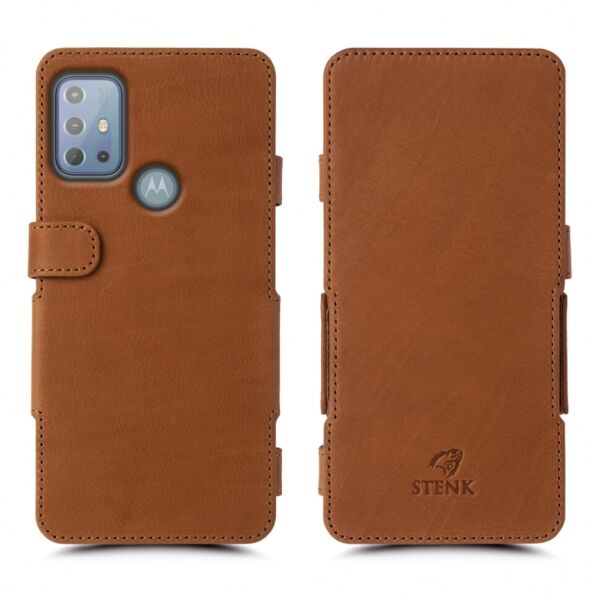 

Чехол книжка Stenk Prime для Motorola Moto G20 Camel