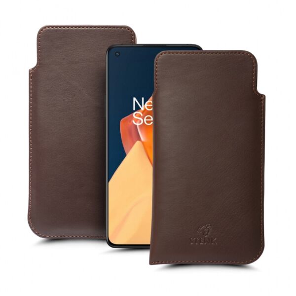 

Футляр Stenk Elegance для OnePlus 9R Коричневый