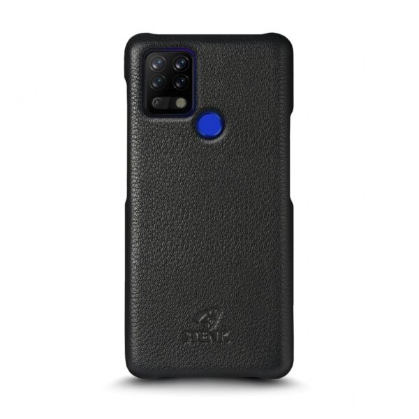 

Кожаная накладка Cover для TECNO Pova (LD7) Чёрная